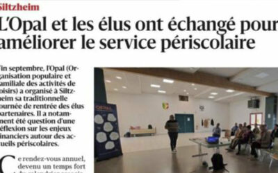 L’OPAL et les élus pour améliorer le service périscolaire