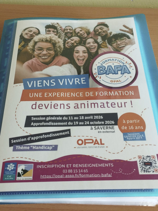 Formation BAFA Opal Alsace